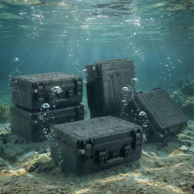 Helt lufttät dammtät och vattentät hård box