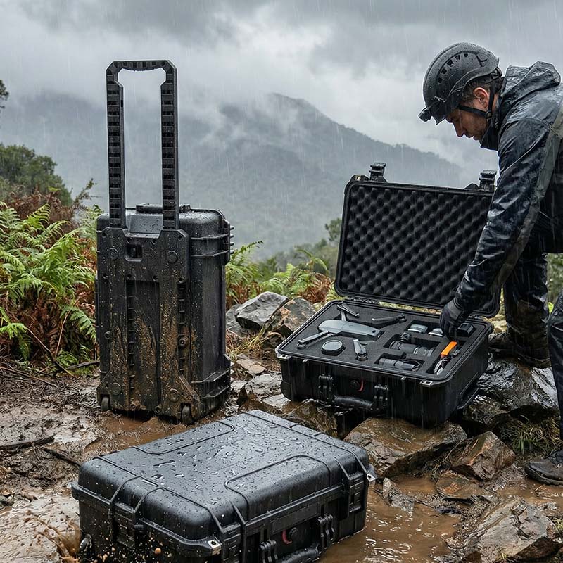 Höghållfast IP67 vattentät och dammtät hård låda