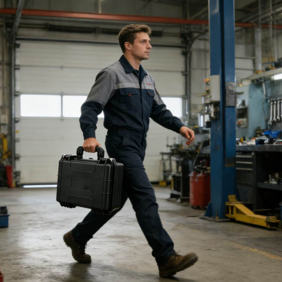 Transportväska för plastutrustning